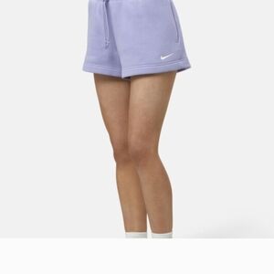 Lavender Nike Fleece Shorts